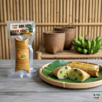 Bánh Lá Dừa Nhân Đậu